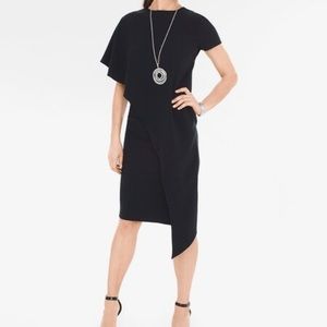 Chicos Black Label navy blue dress